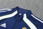 Real Madrid 2025-26 Royal Blue Half Zip Long Sleeve Training Kit - Image 8