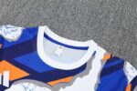 Real Madrid 2025-26 Yellow Blue (Camo Edition) Short Sleeve Training Kit - Image 8