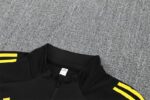 Manchester United 2025-26 Black Half Zip Long Sleeve Training Kit - Image 8