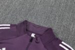 Manchester United 2025-26 Purple Half Zip Long Sleeve Training Kit - Image 8
