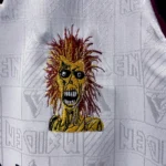 West Ham United 1999-00 Iron Maiden Away Retro Jersey - Image 9