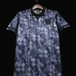 England 1990-91 Black Retro Jersey - Image 9