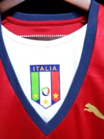 Italy 2006-07 Red Goalkeeper Retro Jersey - Image 9