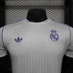Real Madrid 2025-26 White Purple Trim Co-Branded Jersey Player Version - Image 9
