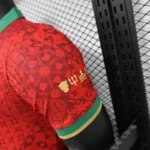 Portugal 2025-26 Red Geometric Anniversary Edition Jersey Player Version - Image 9