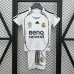 Real Madrid 2006-07 Home Retro Kids Kit