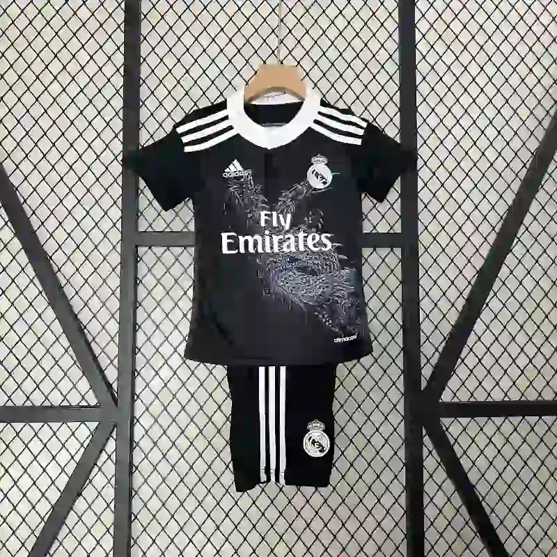 01-568.webp Real Madrid 2014-15 Second Away Retro Kids Kit - Image 1
