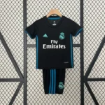 Real Madrid 2017-18 Away Retro Kids Kit