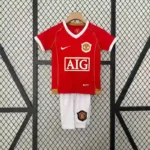 Manchester United 2006-07 Home Retro Kids Kit