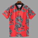Manchester United 2019-20 Chinese New Year Red Dragon Special Edition Retro Jersey