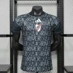 River Plate 2026-27 Black-Grey Typography Special Edition Jersey Player Version
