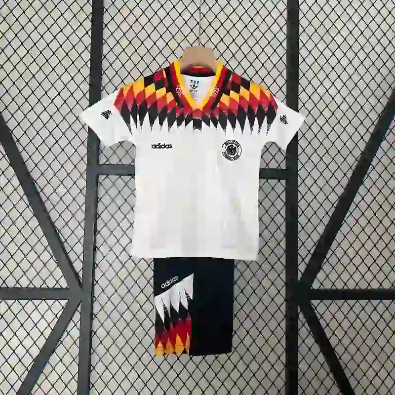 01-596.webp Germany 1994 FIFA World Cup Home Retro Kids Kit - Image 1