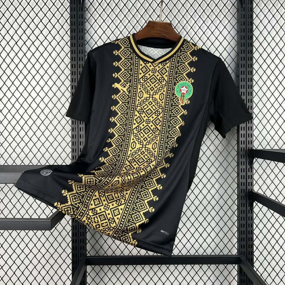 01-5975.jpg Morocco 2026 FIFA World Cup Black-Gold Special Edition Jersey - Image 1