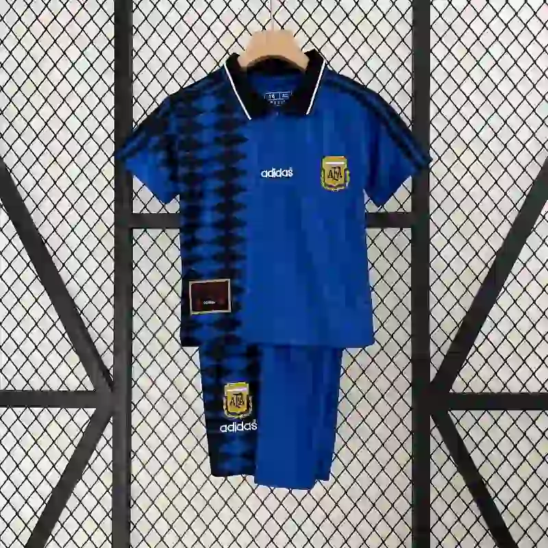 01-603.webp Argentina 1994 FIFA World Cup Away Retro Kids Kit - Image 1