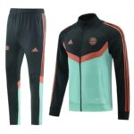Bayern Munich 2024-25 Black-Green Jacket Tracksuit