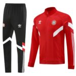 Bayern Munich 2024-25 Red-White Jacket Tracksuit