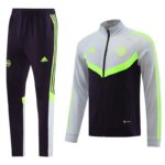 Bayern Munich 2024-25 Grey-Purple Jacket Tracksuit