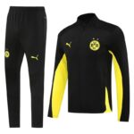 Borussia Dortmund 2024-25 Black-Grey Jacket Tracksuit
