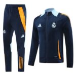 Real Madrid 2024-25 Royal Blue Jacket Tracksuit
