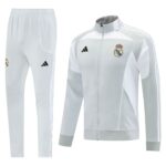Real Madrid 2025-26 Light Grey Jacket Tracksuit