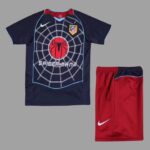 Atletico Madrid 2004-05 Away Retro Kids Kit