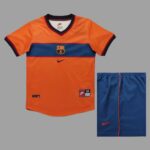 Barcelona 1998-99 Second Away Retro Kids Kit