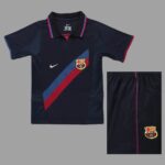 Barcelona 2002-03 Away Retro Kids Kit