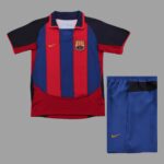 Barcelona 2003-04 Home Retro Kids Kit