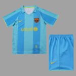 Barcelona 2007-08 Away Retro Kids Kit