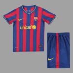 Barcelona 2009-10 Home Retro Kids Kit