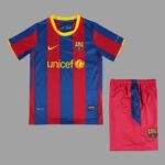 Barcelona 2010-11 Home Retro Kids Kit