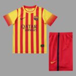 Barcelona 2013-14 Away Retro Kids Kit