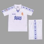 Real Madrid 1996-97 Home Retro Kids Kit