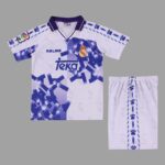 Real Madrid 1996-97 Second Away Retro Kids Kit