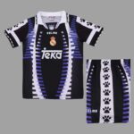 Real Madrid 1997-98 Second Away Retro Kids Kit