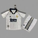 Real Madrid 1998-00 Home Retro Kids Kit