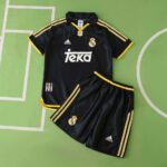Real Madrid 1999-00 Away Retro Kids Kit
