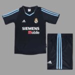 Real Madrid 2003-04 Away Retro Kids Kit