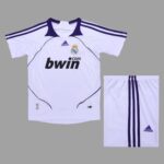 Real Madrid 2007-08 Home Retro Kids Kit