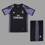 Real Madrid 2016-17 Second Away Retro Kids Kit