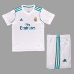 Real Madrid 2017-18 Home Retro Kids Kit