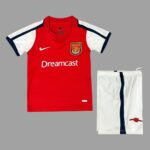 Arsenal 2000-02 Home Retro Kids Kit