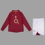 Arsenal 2005-06 Home Long Sleeve Retro Kids Kit