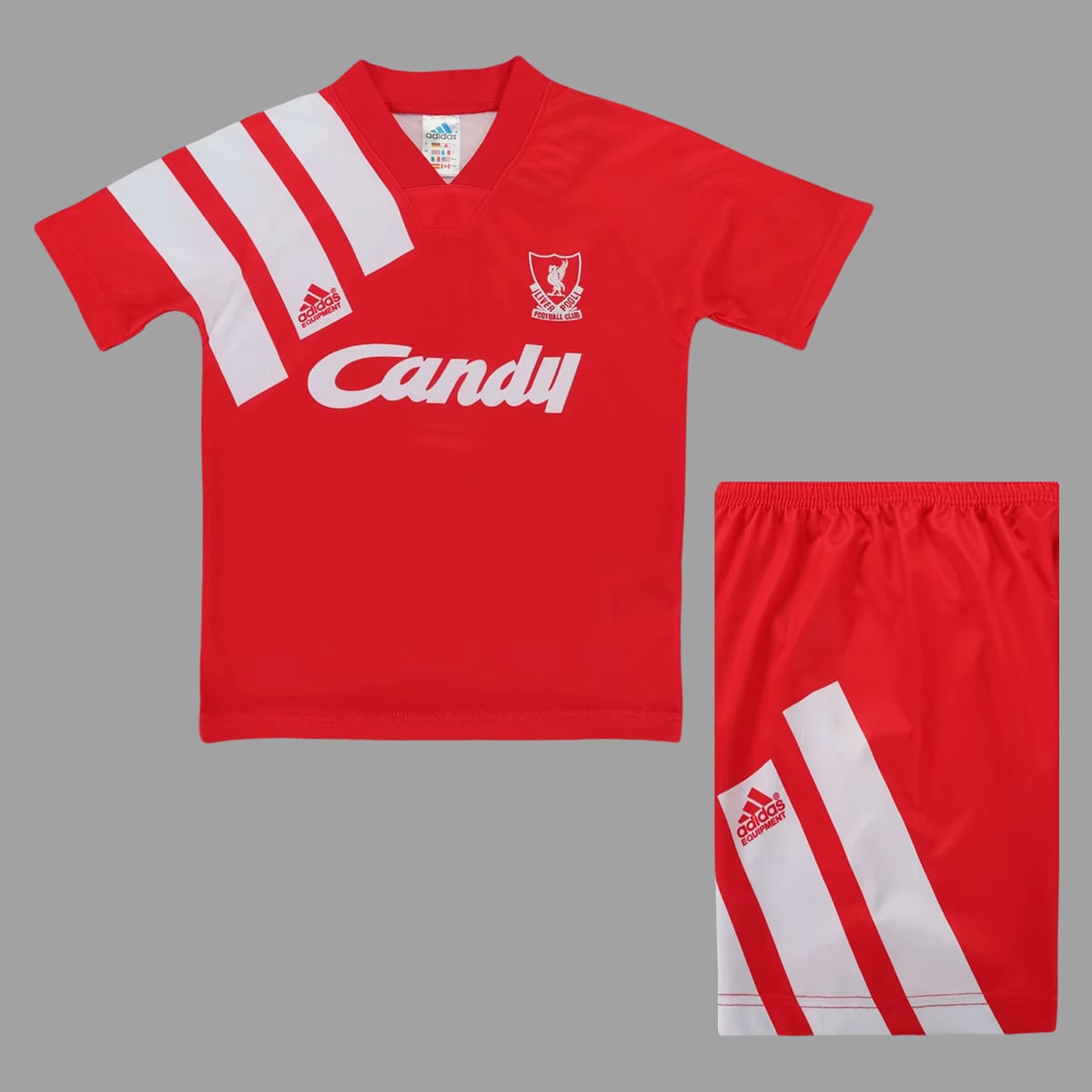 01-7138.jpg Liverpool 1991-92 Home Retro Kids Kit - Image 1