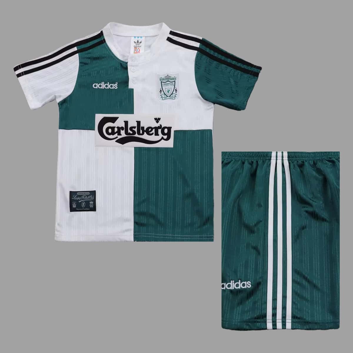 01-7143.jpg Liverpool 1995-96 Away Retro Kids Kit - Image 1