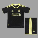 Liverpool 2010-11 Second Away Retro Kids Kit