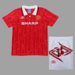 Manchester United 1992-94 Home Retro Kids Kit