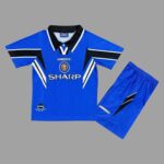 Manchester United 1996-98 Second Away Retro Kids Kit