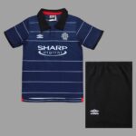 Manchester United 1999-00 Away Retro Kids Kit
