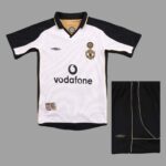 Manchester United 2001-02 Second Away Retro Kids Kit